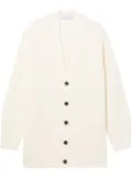 Proenza Schouler White Label long-length knitted cardigan - Neutrals