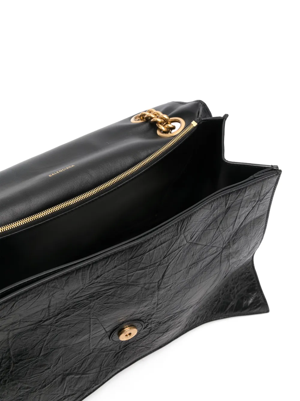 Affordable Balenciaga large Crush leather shoulder bag Women