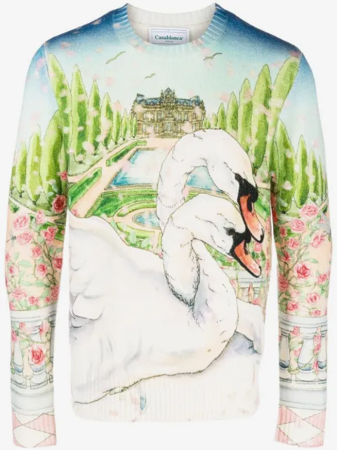 Casablanca Lamour En Fleur jumper 