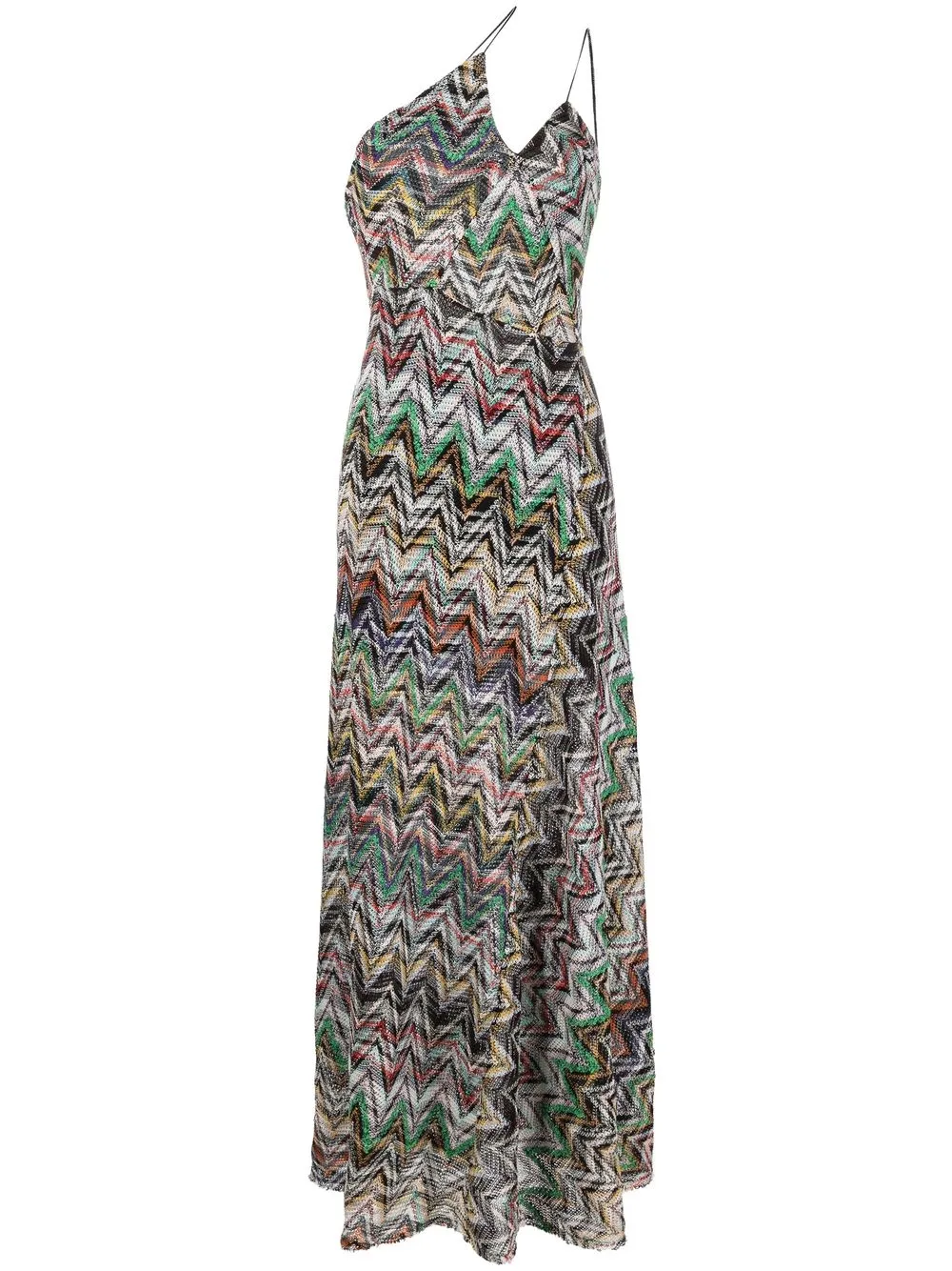 

Missoni vestido con estampado en zigzag - Negro