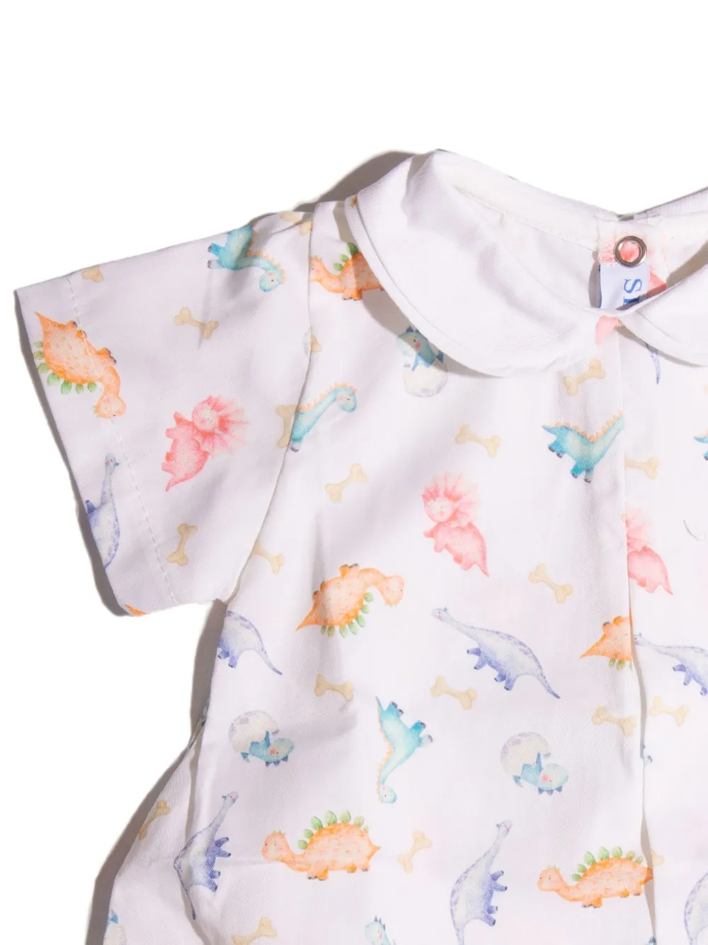 Siola Romper met dinosaurusprint Wit