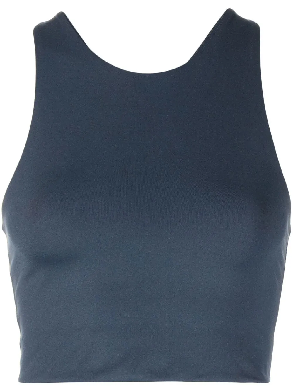 

Girlfriend Collective top con cuello redondo - Azul