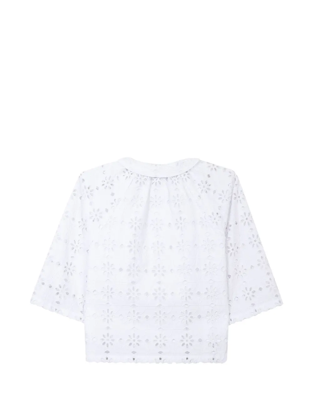 Tartine Et Chocolat Broderie anglaise shirt Wit