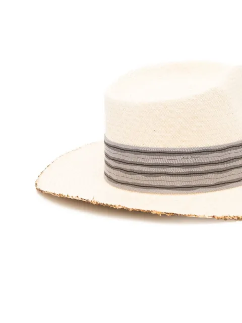 Nick Fouquet Striped Straw Hat - Farfetch