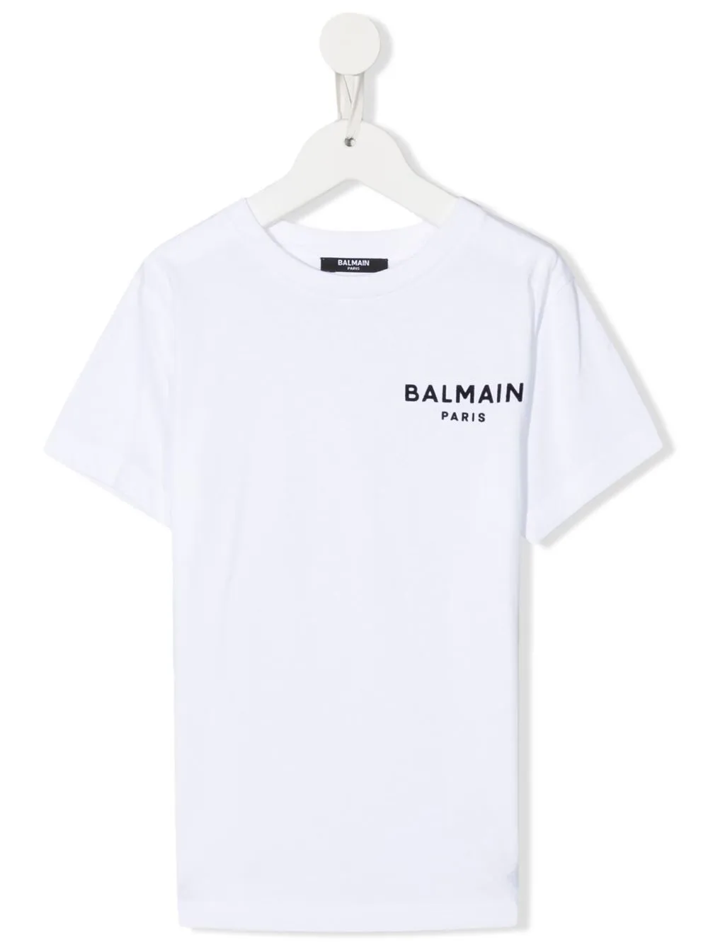 

Balmain Kids playera con logo estampado - Blanco