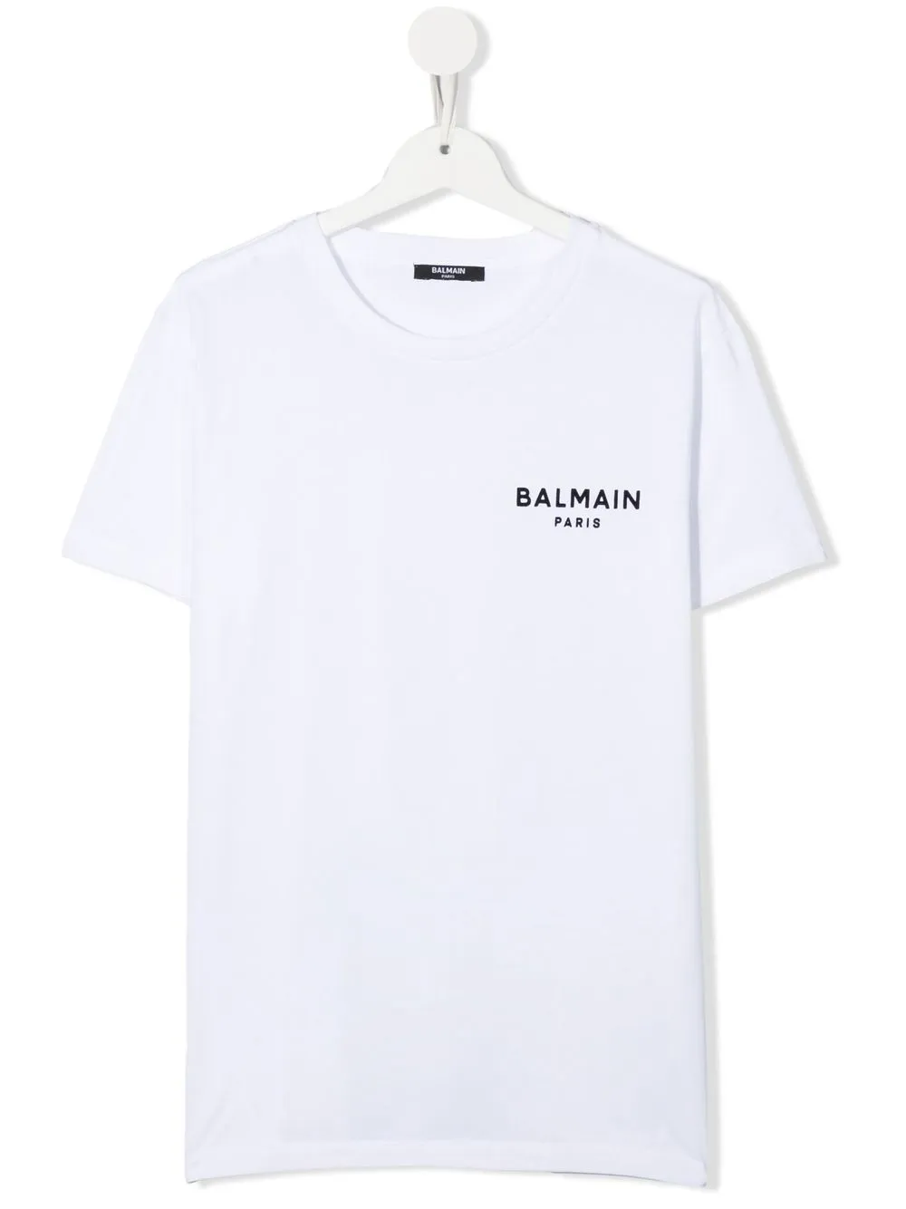 

Balmain Kids playera con logo estampado - Blanco