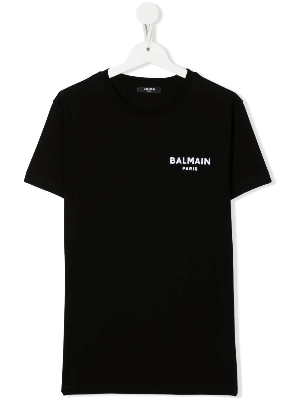 

Balmain Kids playera con logo estampado - Negro