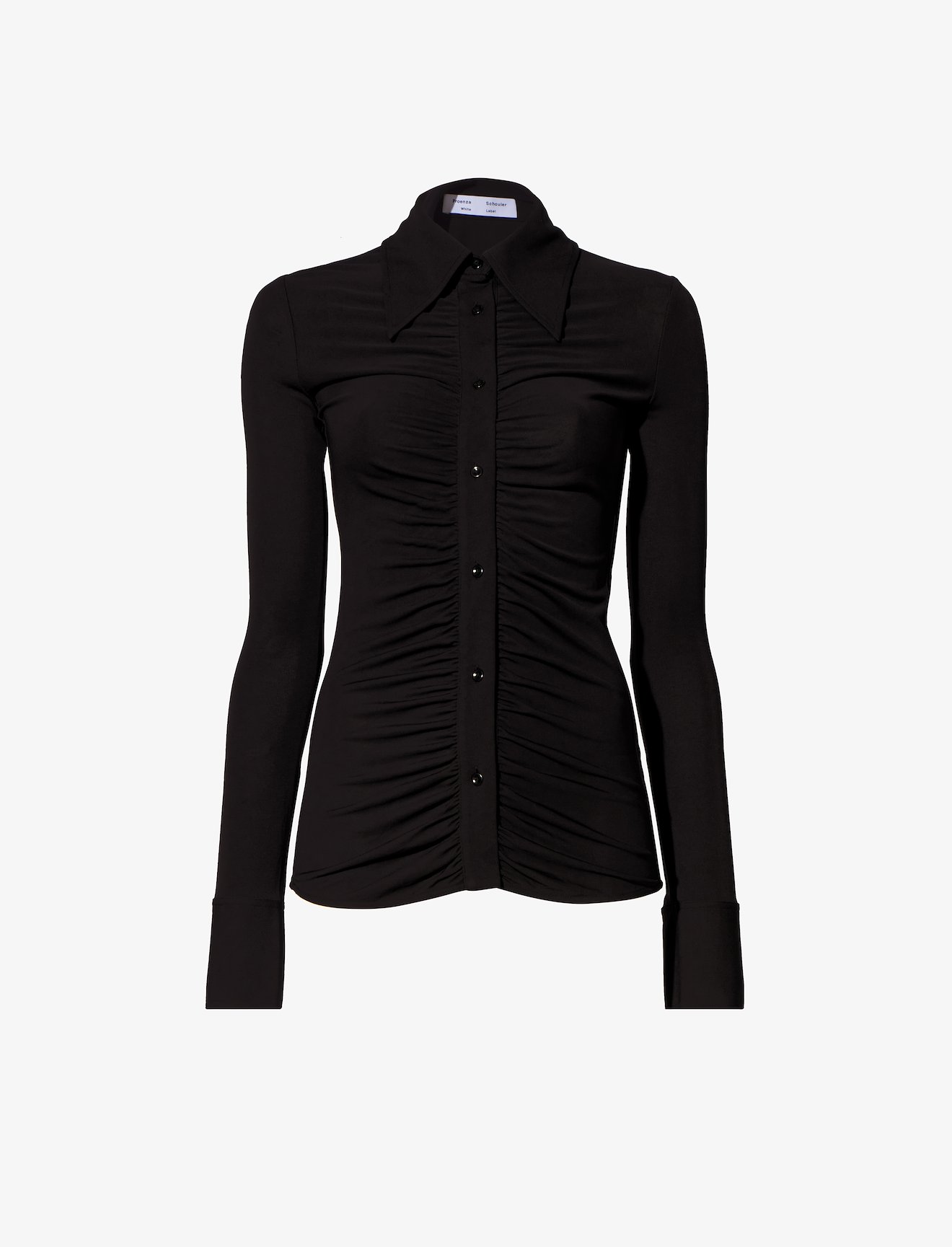 Matte Crepe Button Down #5
