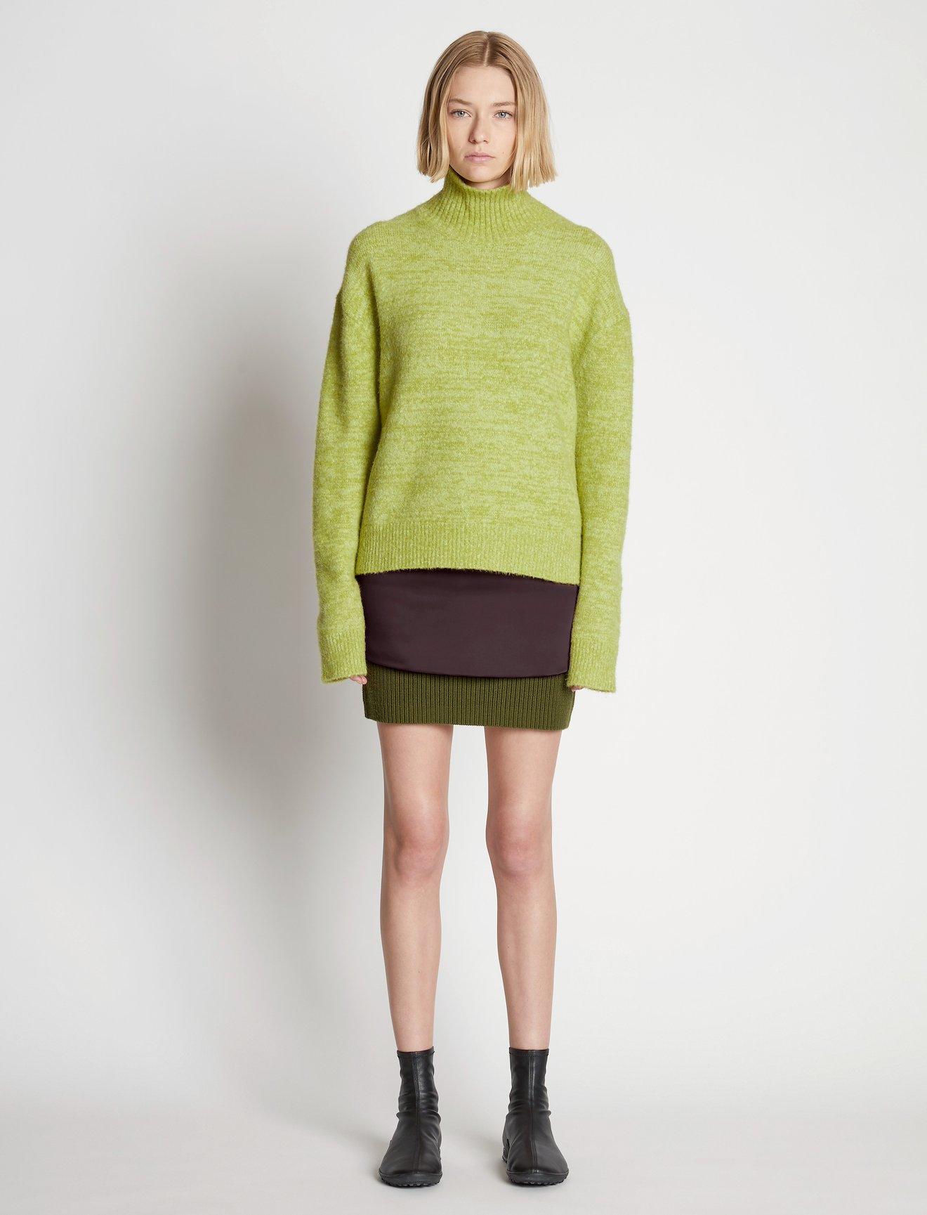 Fluffy Knit Turtleneck Sweater #6