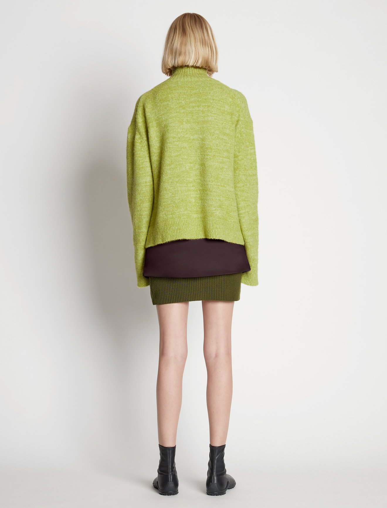 Fluffy Knit Turtleneck Sweater #3