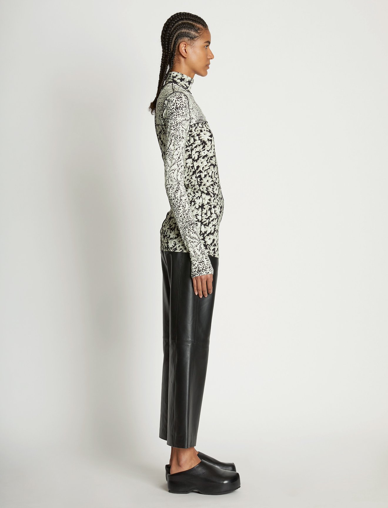 Mixed Floral Jersey Top #2