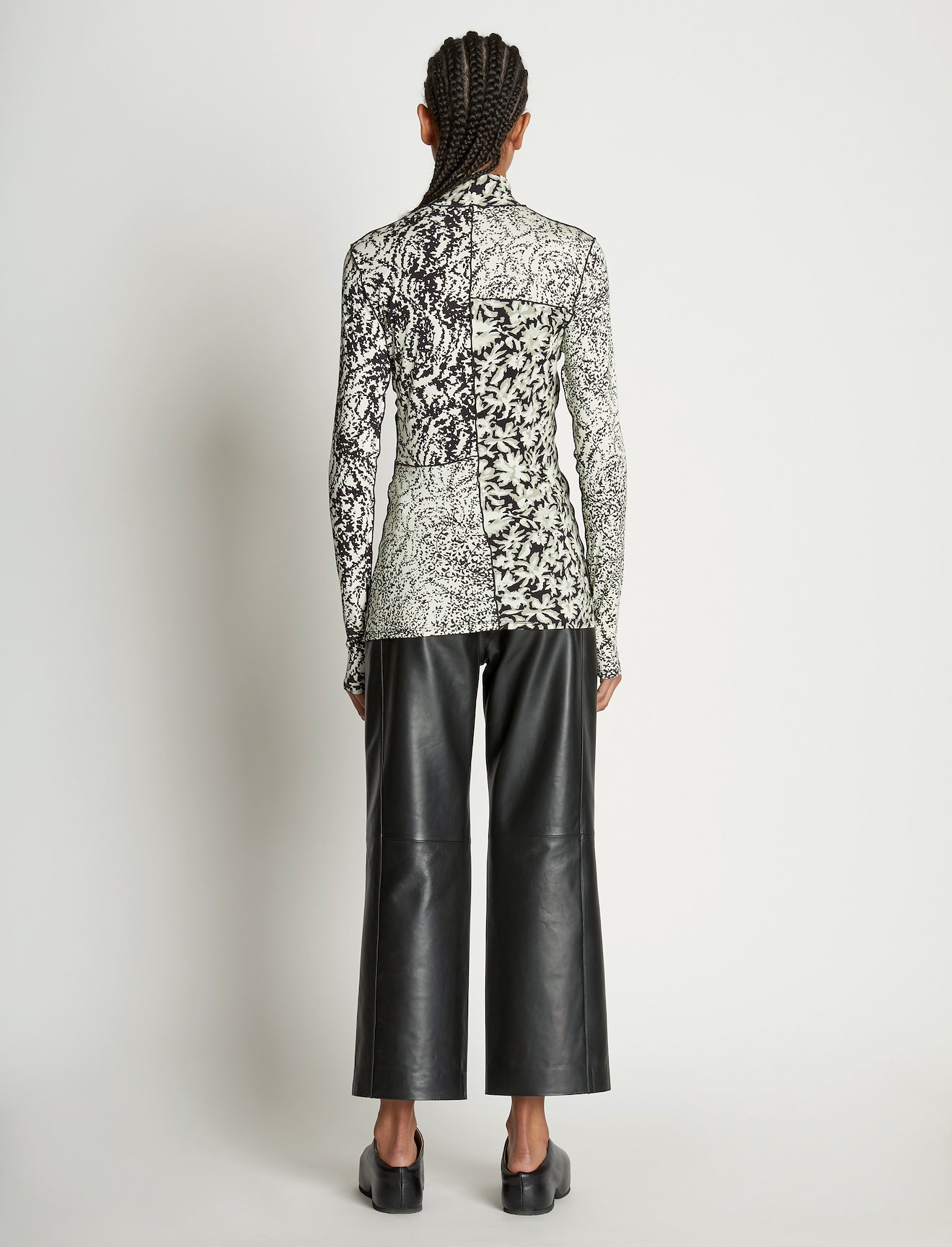 Mixed Floral Jersey Top #3