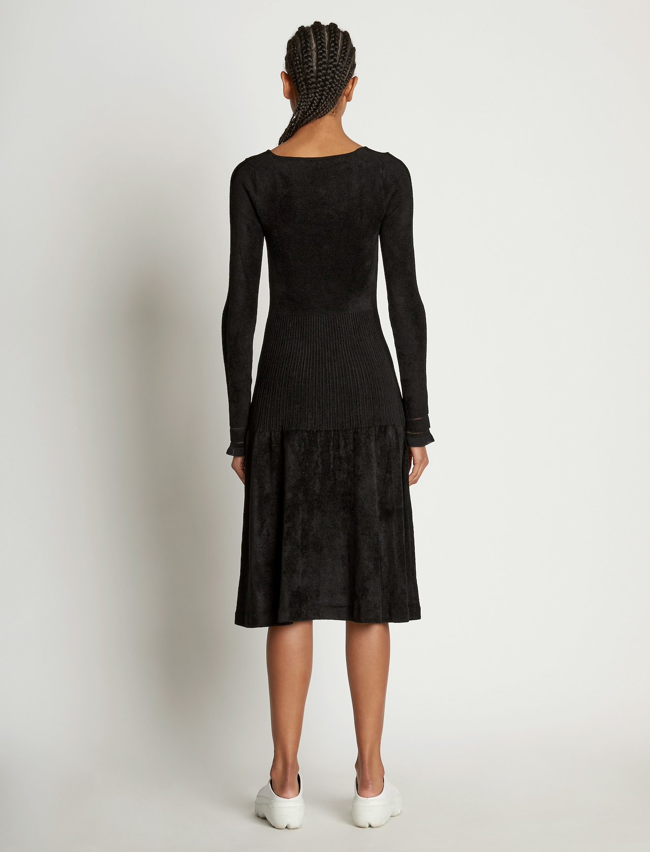 Scoop Neck Chenille Dress #2