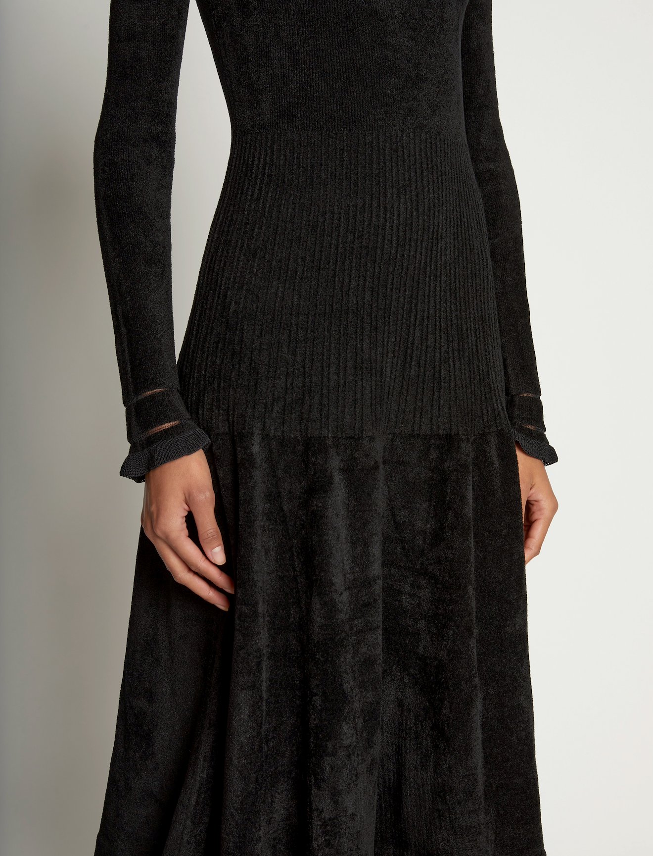 Scoop Neck Chenille Dress #3