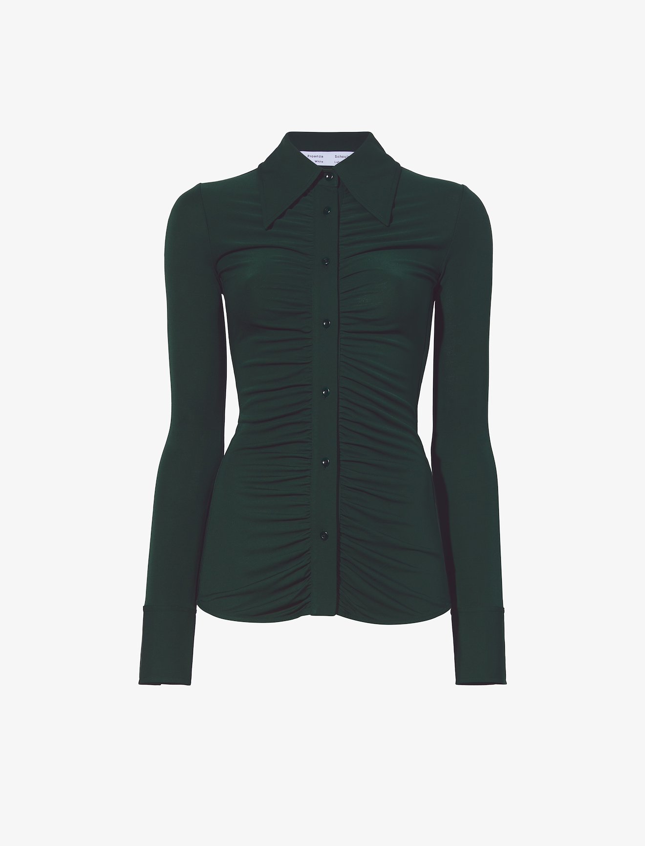 Matte Crepe Button Down #5