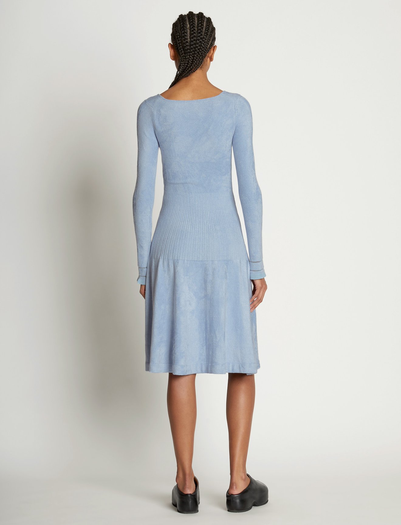 Scoop Neck Chenille Dress #2