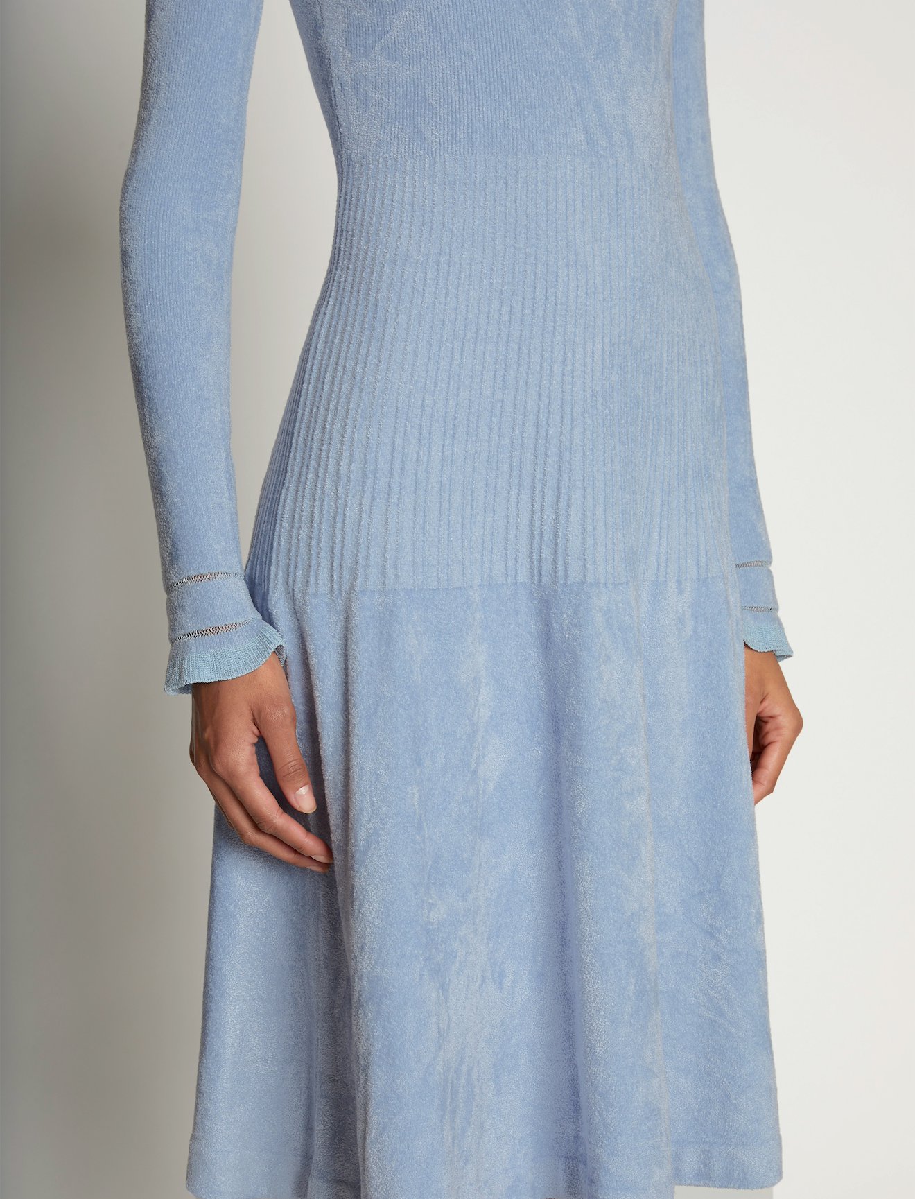 Scoop Neck Chenille Dress #3