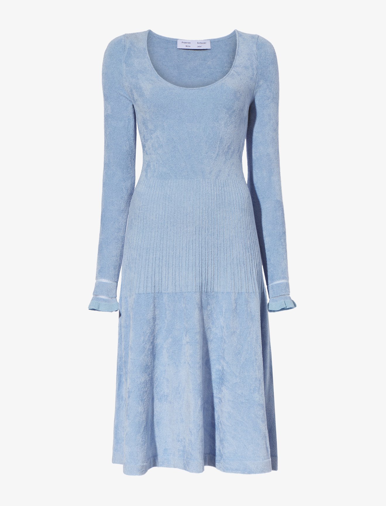 Scoop Neck Chenille Dress #4