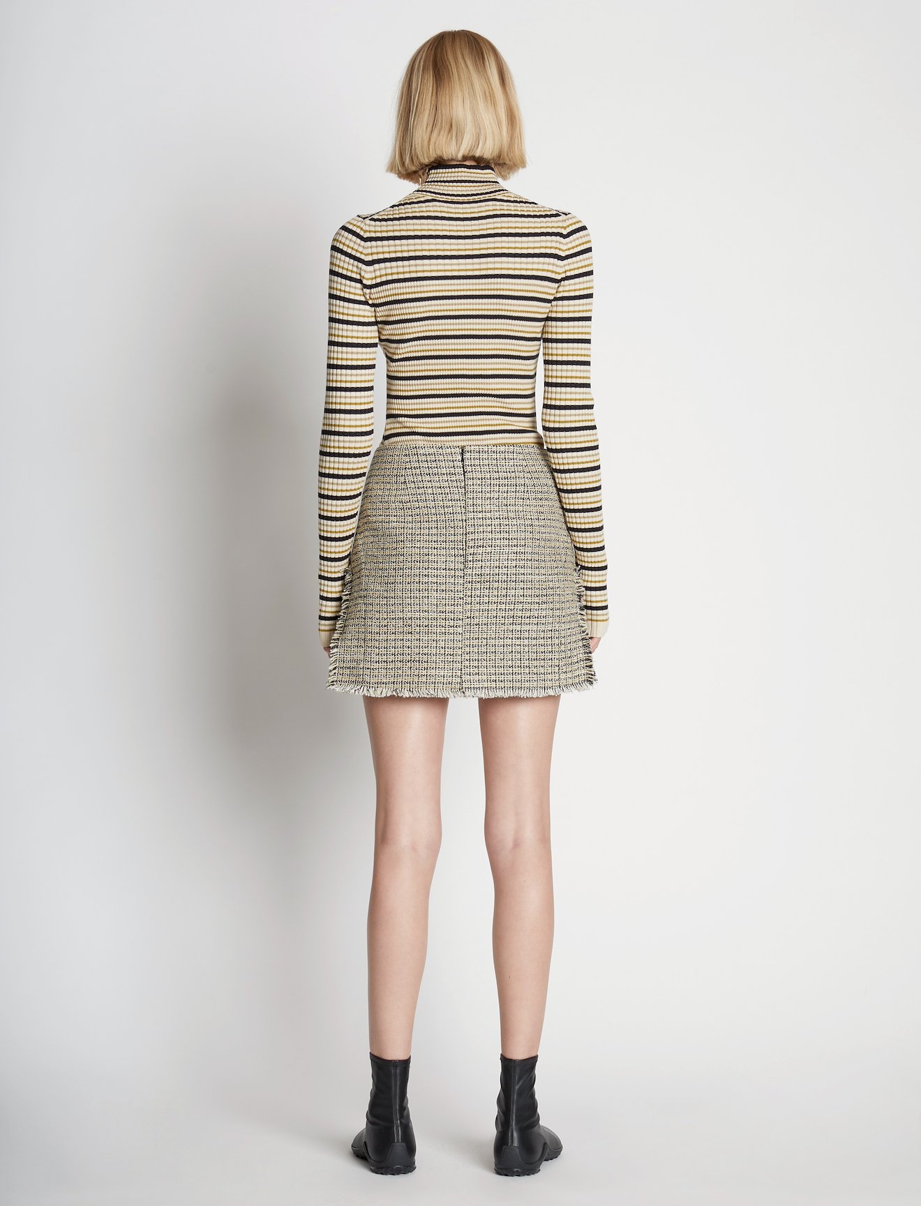 Stripe Knit Turtleneck #3
