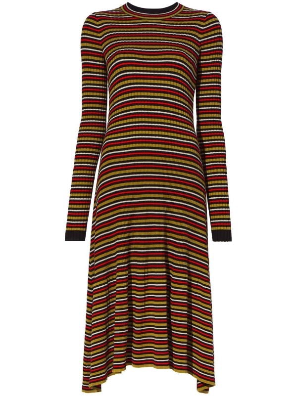 Proenza Schouler White Label Striped Knitted Dress Farfetch