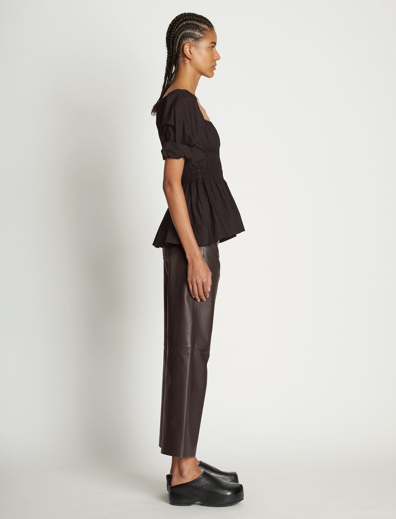 Square Neck Poplin Top #2