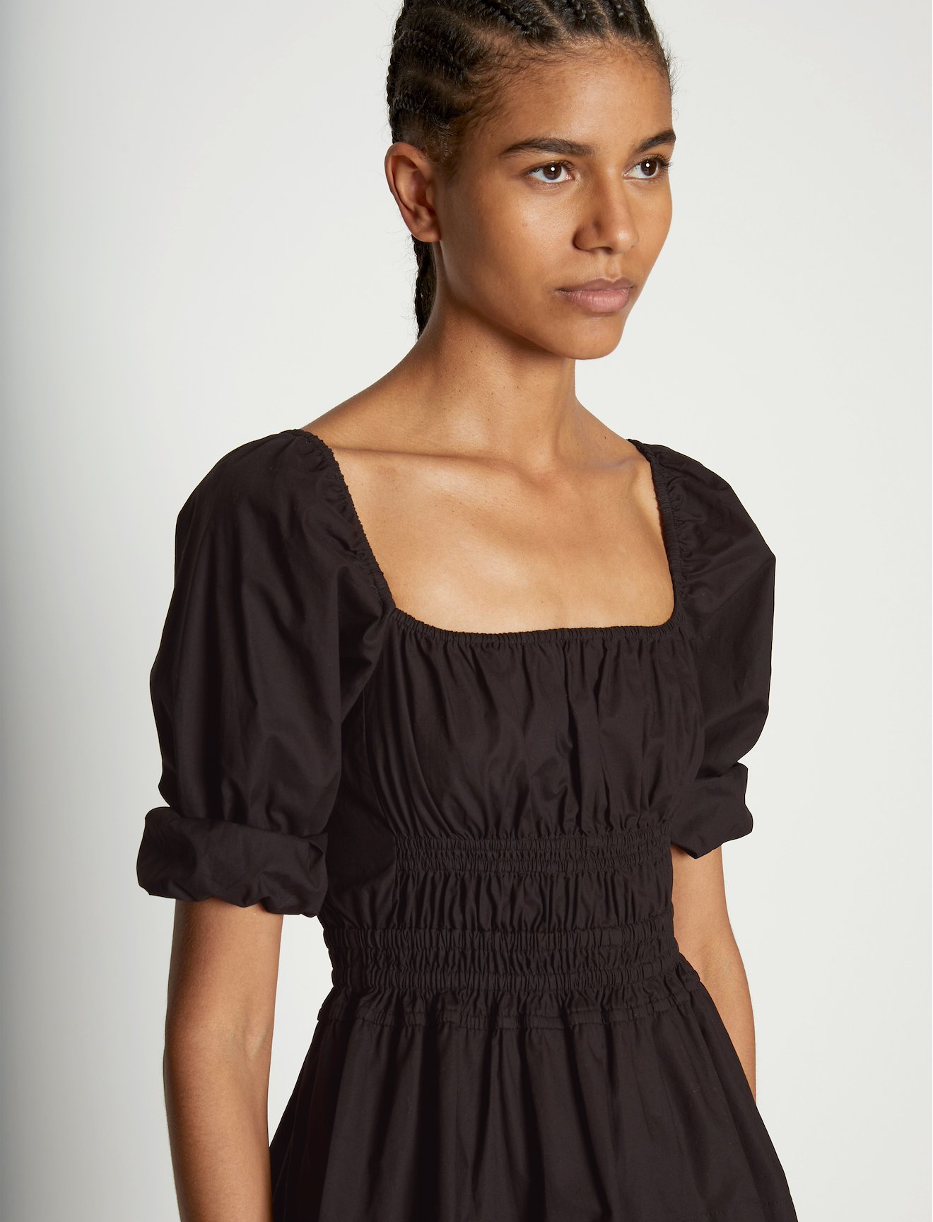 Square Neck Poplin Top #4