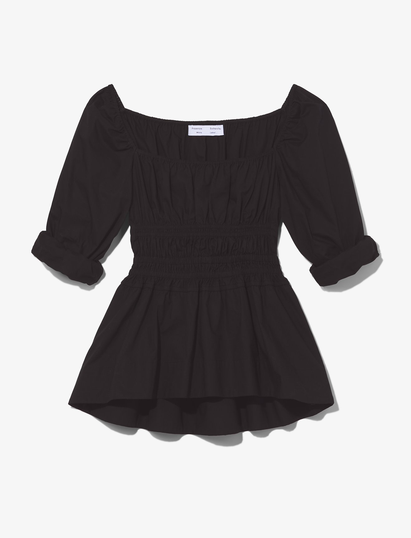Square Neck Poplin Top #5