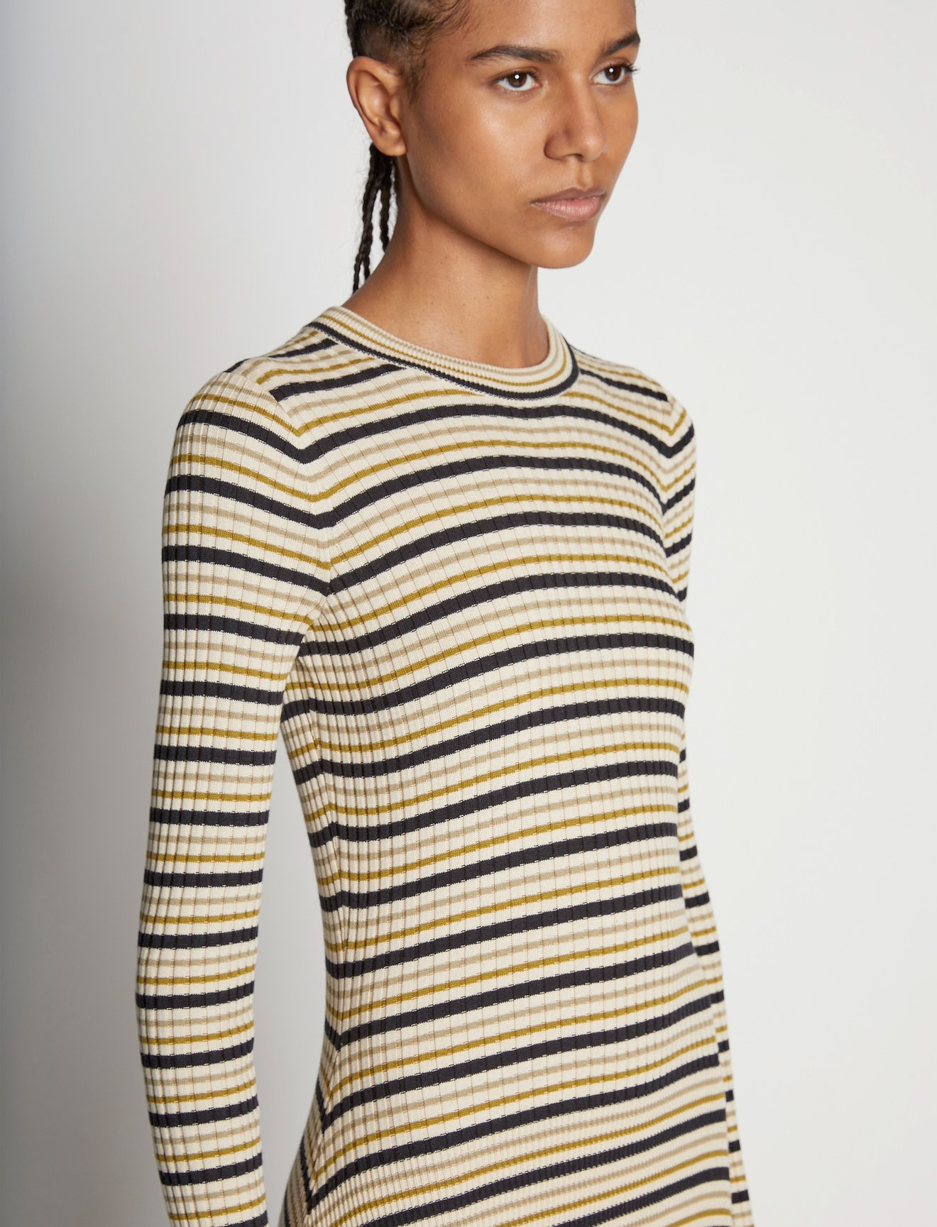 Stripe Knit Dress #3