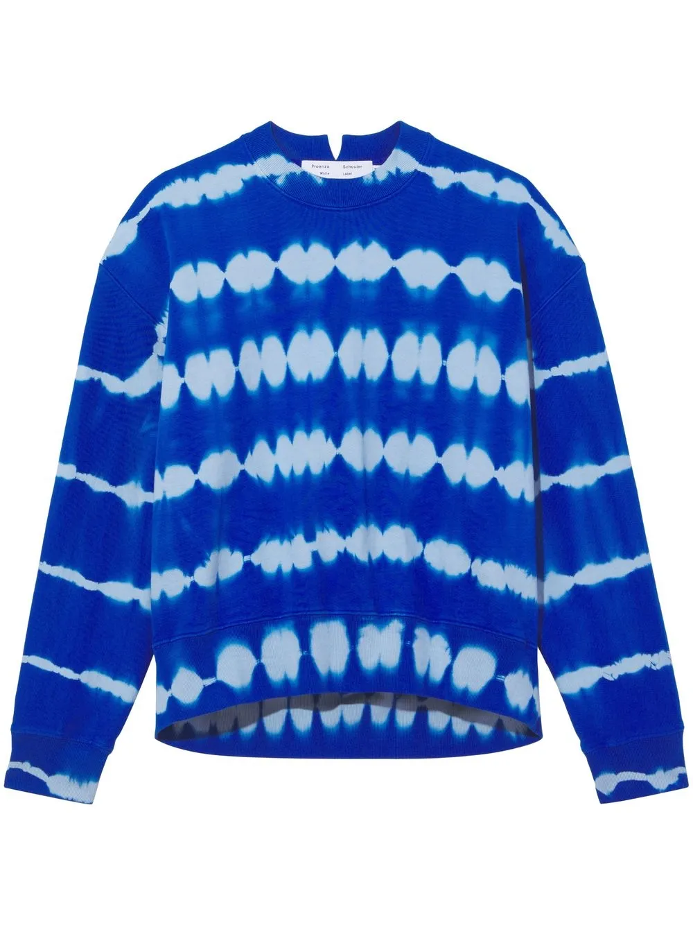 

Proenza Schouler White Label sudadera con estampado tie-dye - Azul