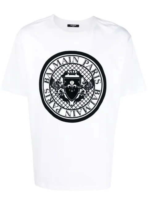 Balmain logo-print cotton T-shirt