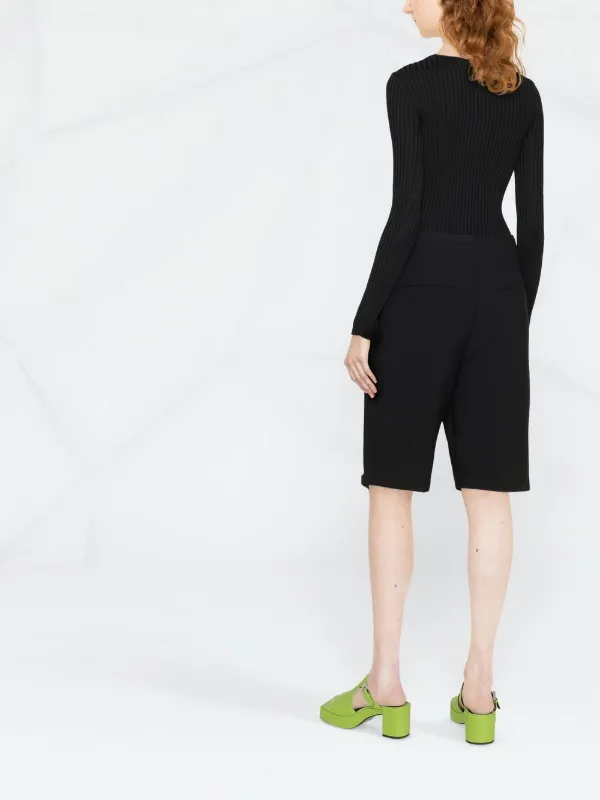 Self-Portrait カットアウト ニットドレス | ブラック | FARFETCH JP