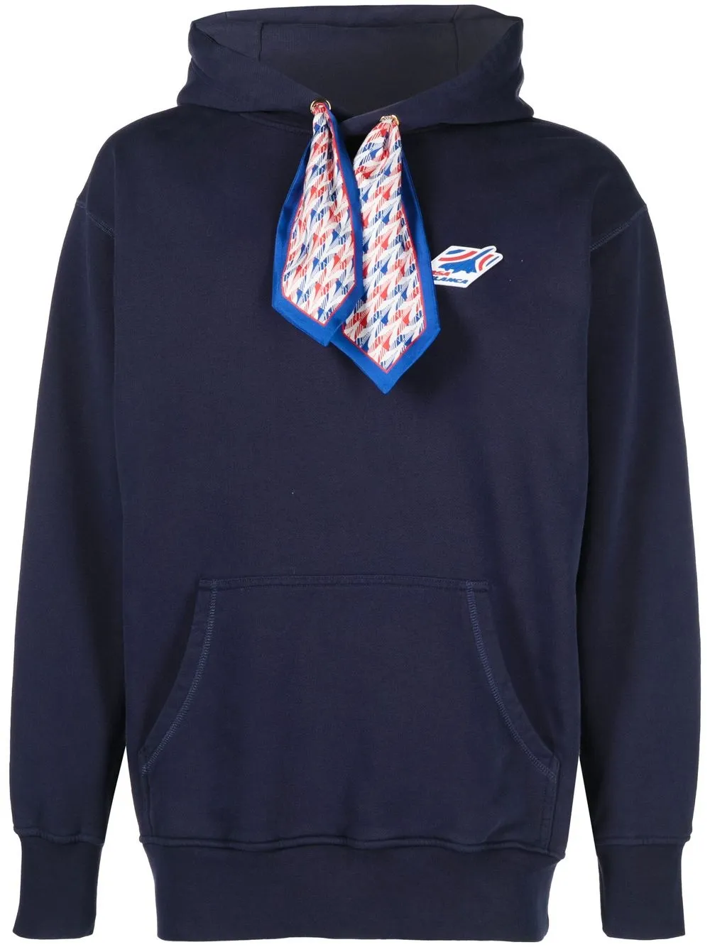 

Casablanca hoodie con parche del logo - Azul