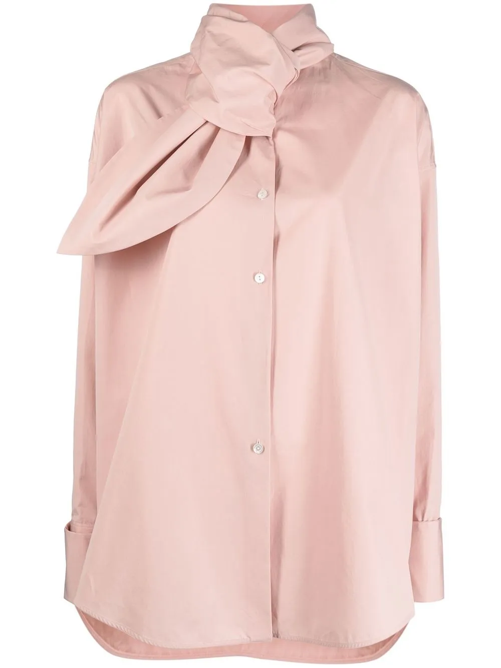 

Jil Sander scarf detail shirt - Pink