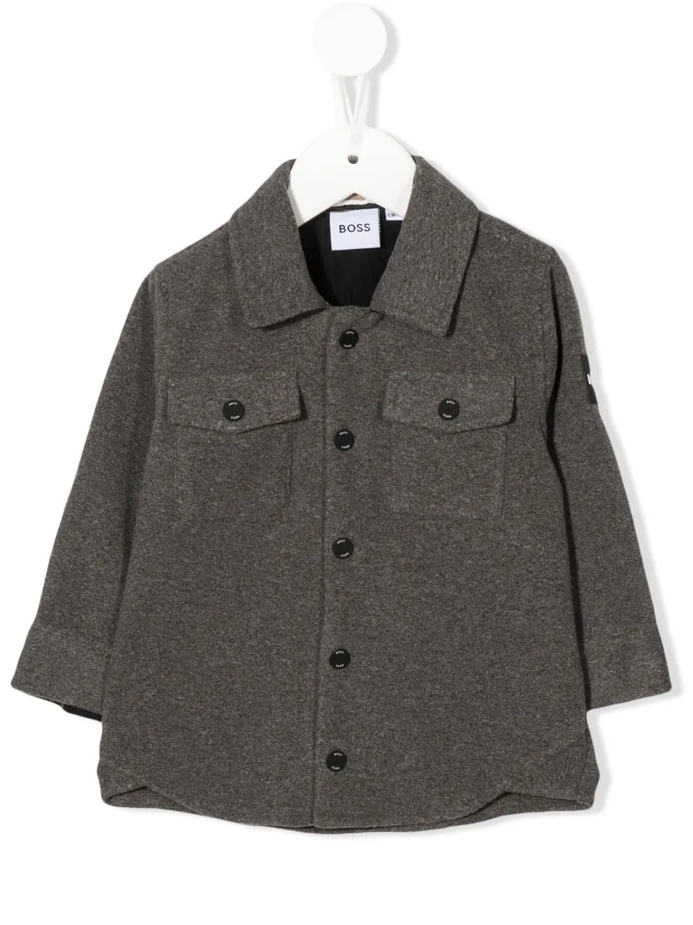 

BOSS Kidswear camisa manga larga - Gris