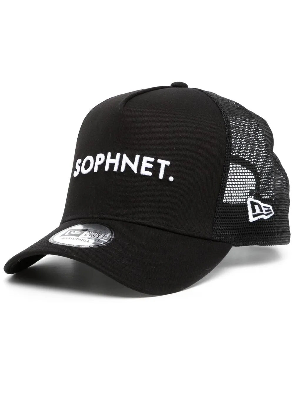 

Sophnet. embroidered logo trucker hat - Black