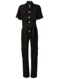 Olympiah short-sleeve jumpsuit - Black