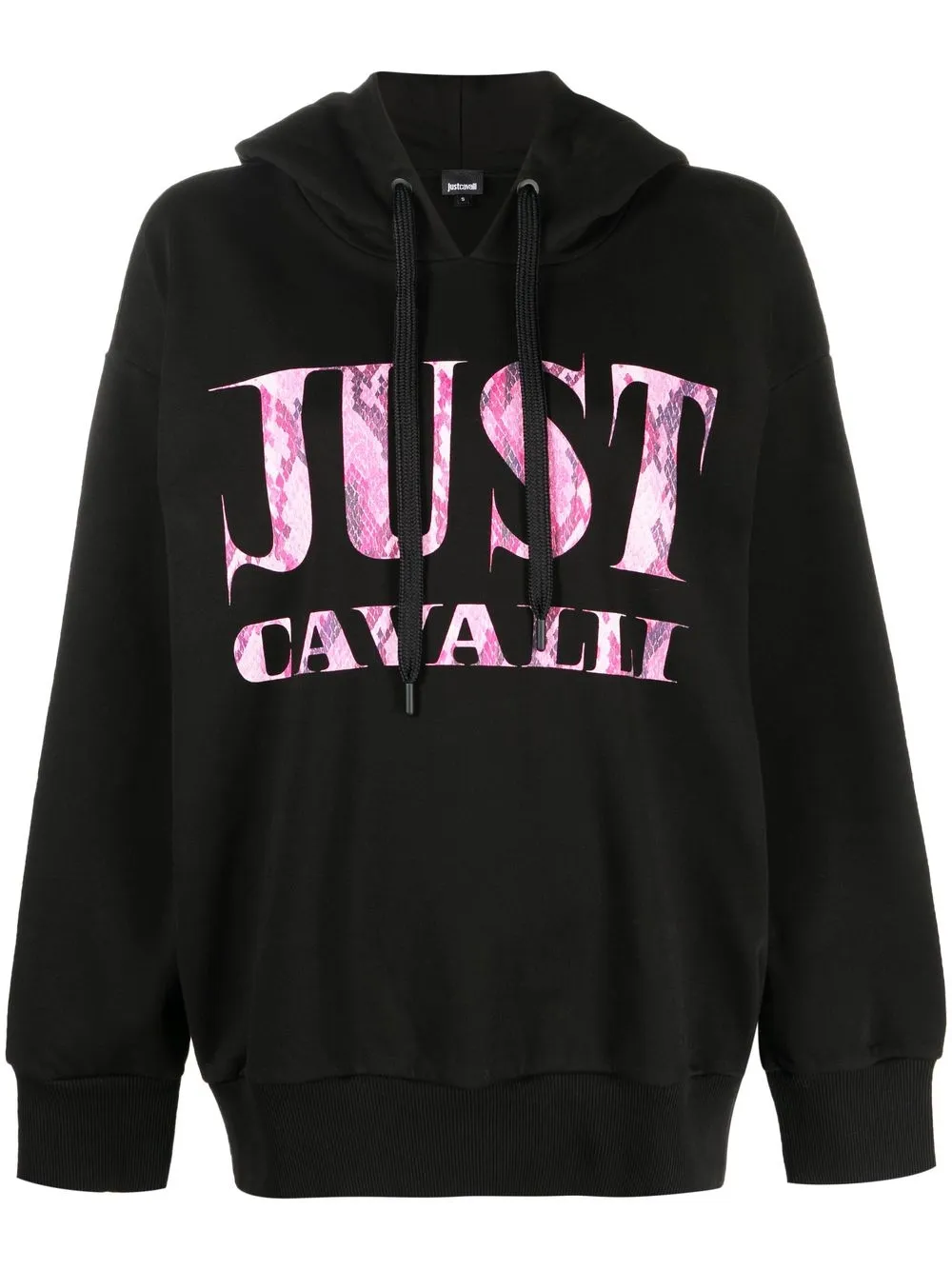 

Just Cavalli hoodie con logo estampado - Negro