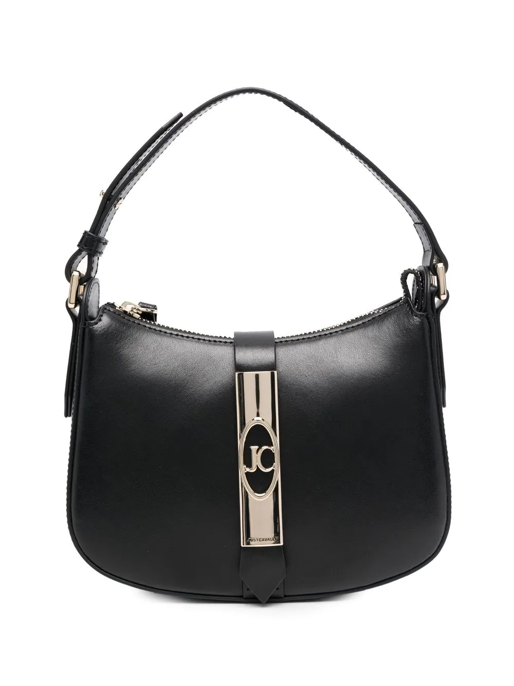 

Just Cavalli logo plaque tote bag - Black