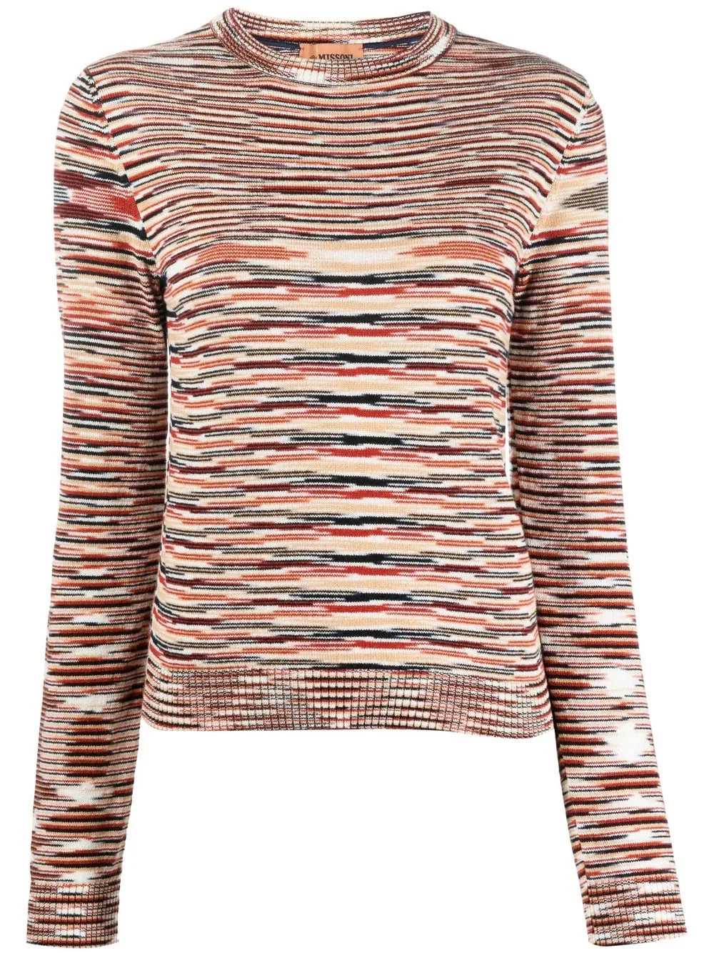 

Missoni abstract stripe-knit jumper - Neutrals