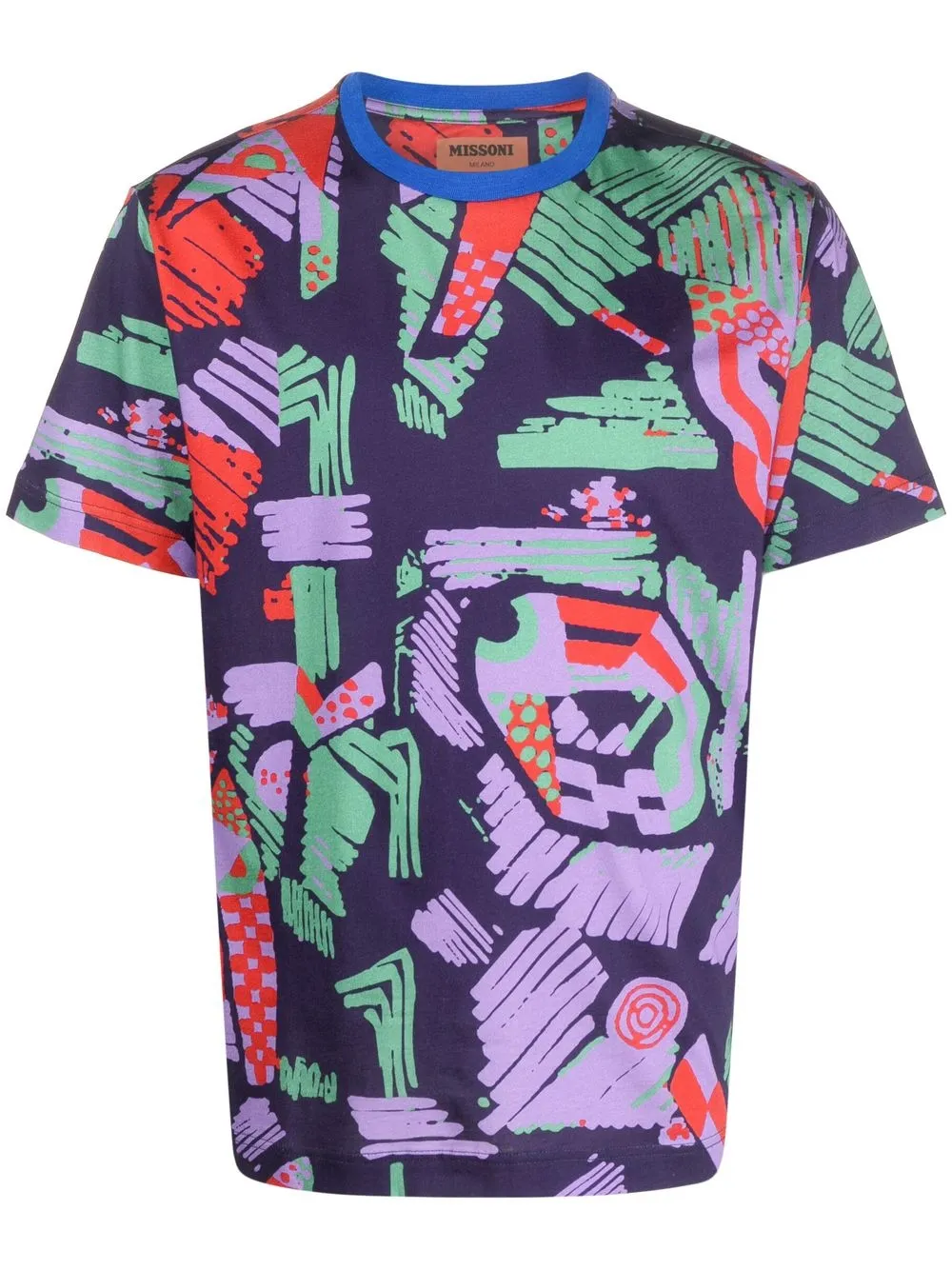 

Missoni playera con estampado gráfico - Morado