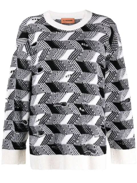 Missoni woven-knit jumper