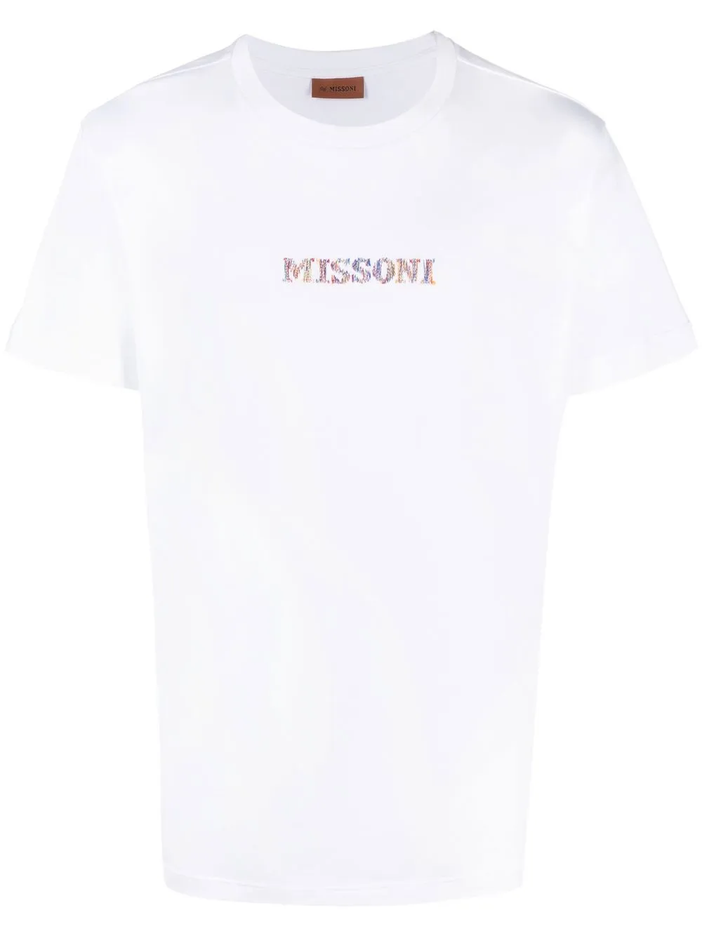 

Missoni playera con logo bordado - Blanco