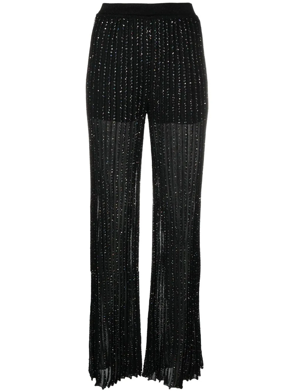 

Missoni pantalones a rayas verticales - Negro