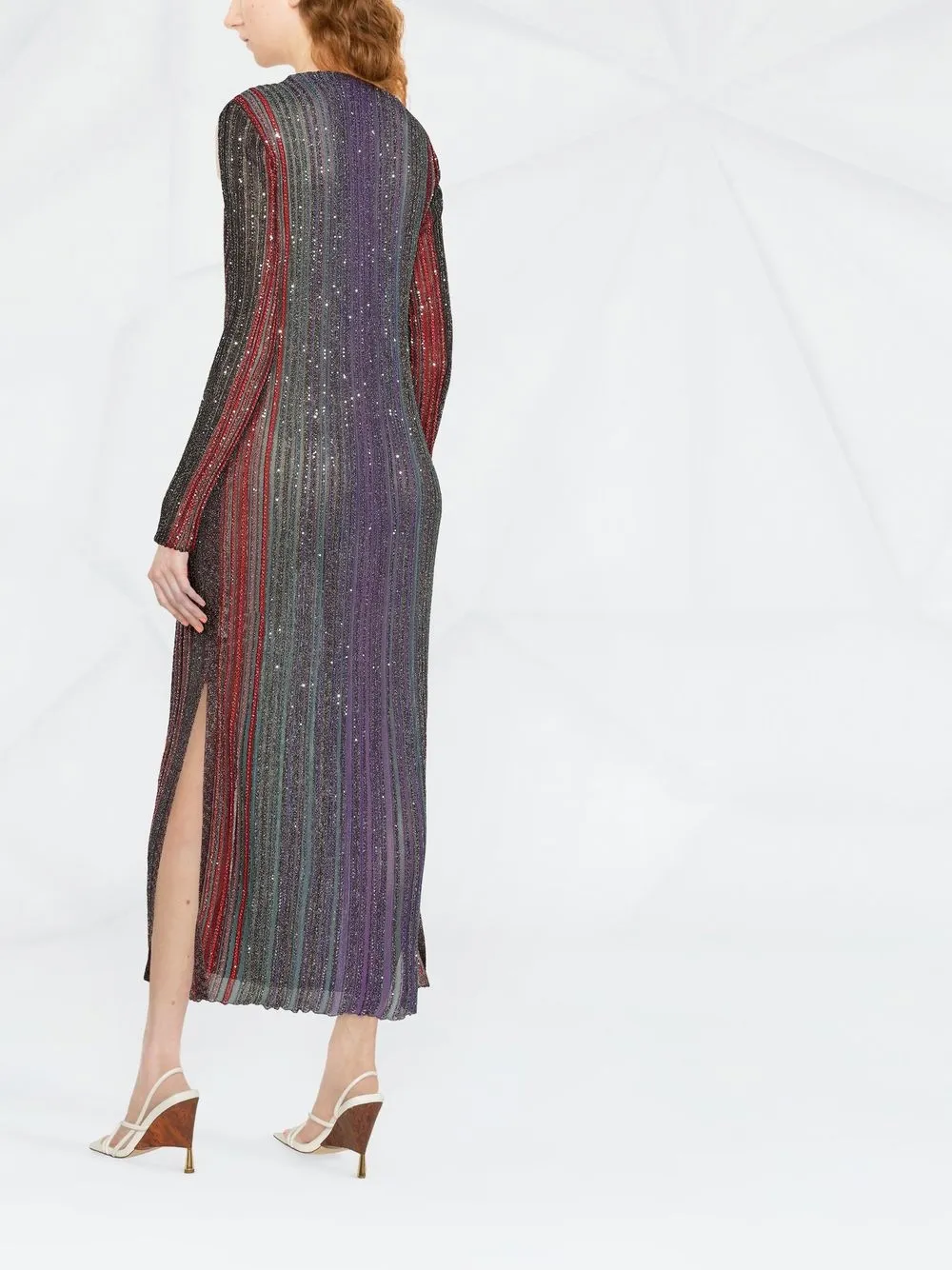 Missoni Lamé Knitted Dress Farfetch