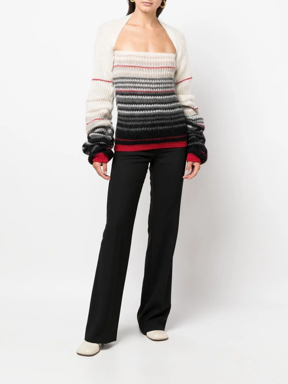 Missoni Gestreepte trui - Beige