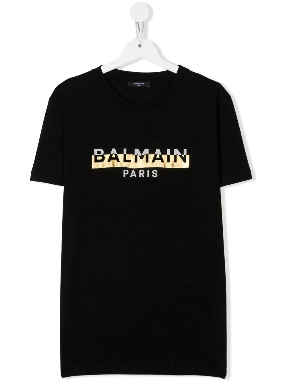 

Balmain Kids TEEN logo-print T-shirt - Black