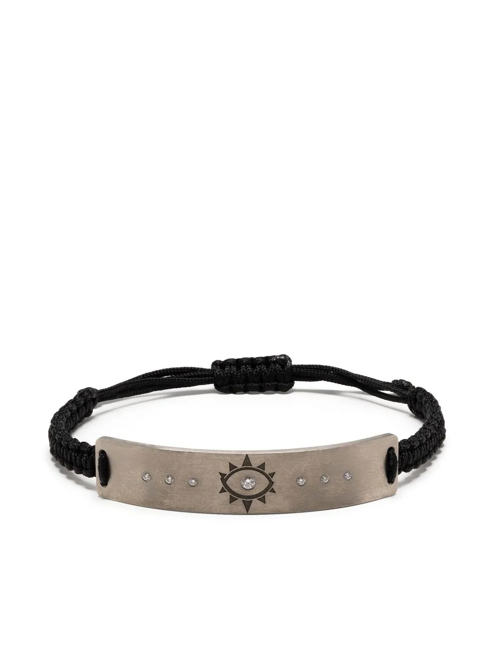

Diane Kordas encrusted-diamond titanium bracelet - Silver