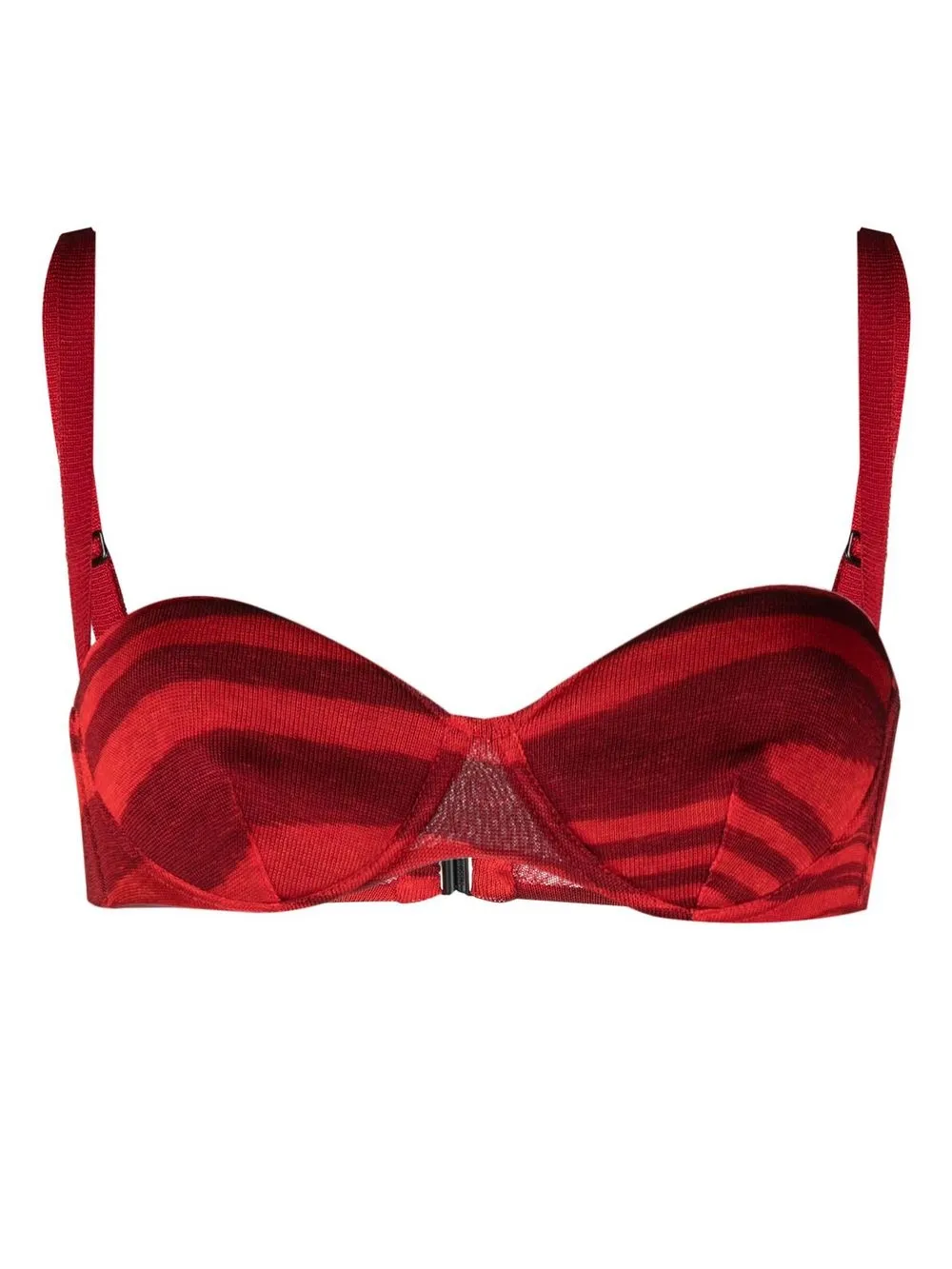 

Missoni abstract-pattern bra - Red