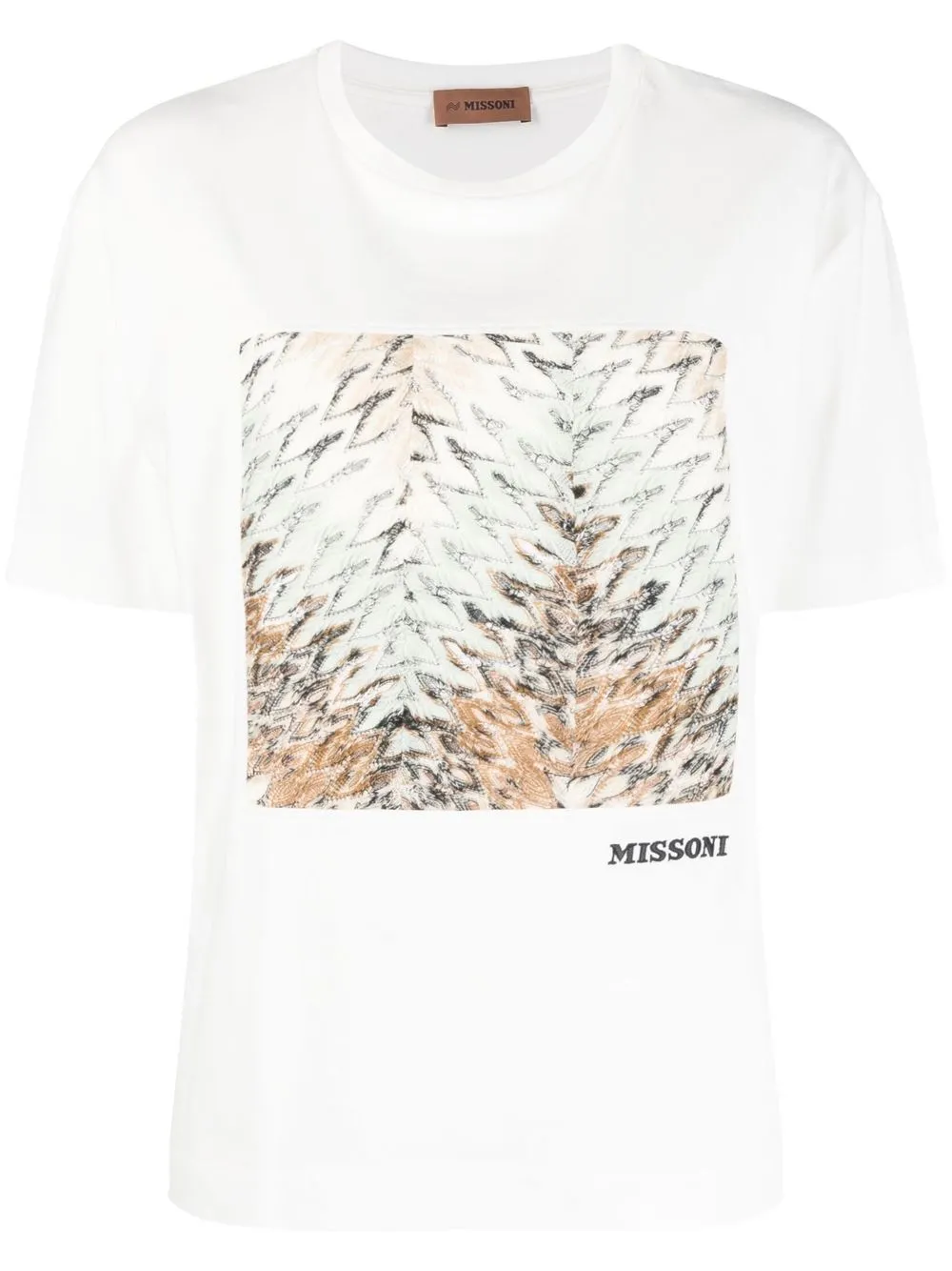 

Missoni playera con estampado abstracto - Blanco