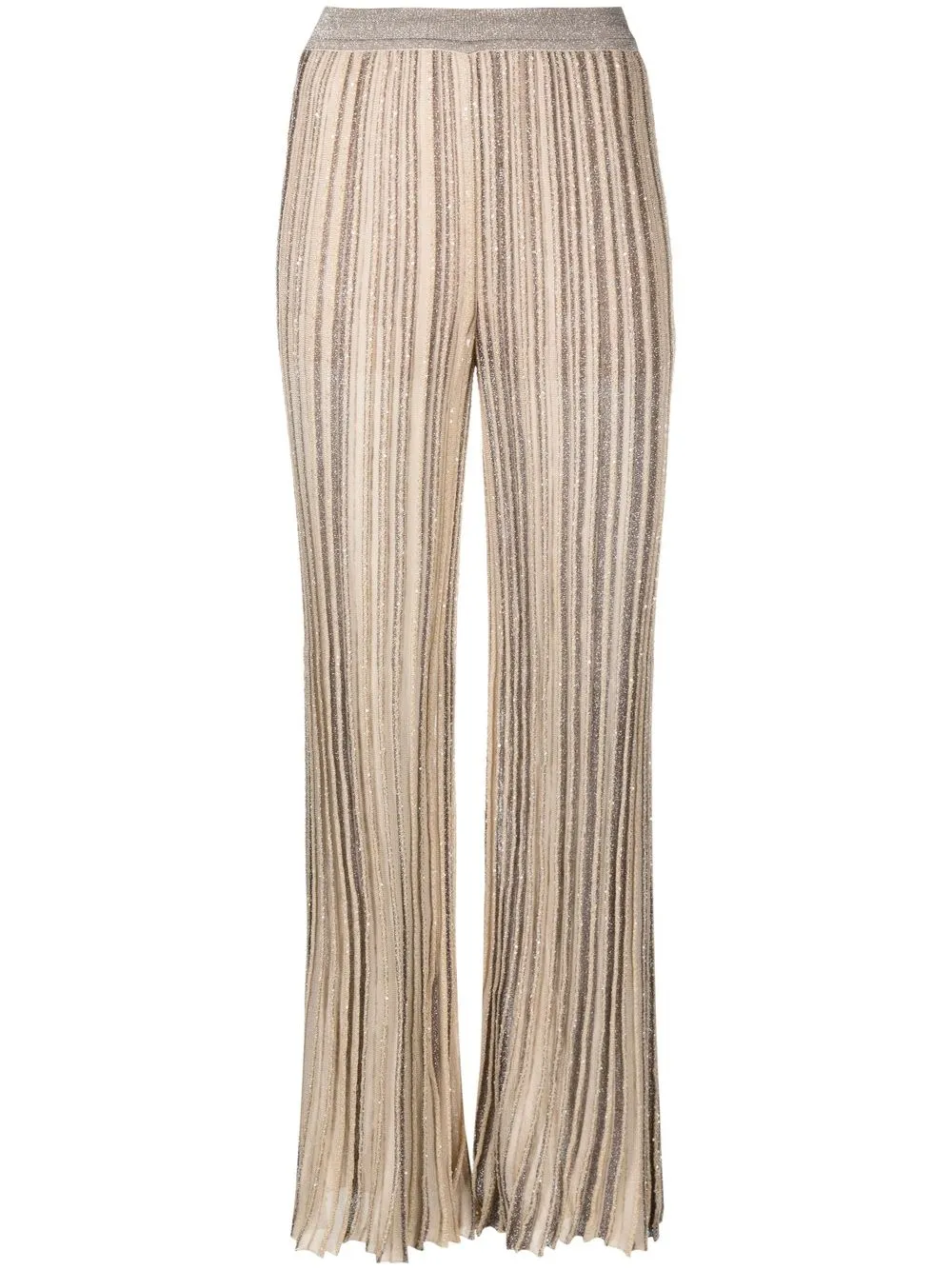 

Missoni vertical-stripe trousers - Neutrals